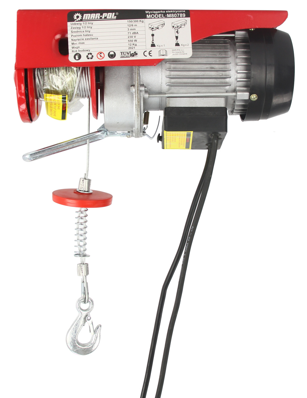 Csörlő YT-150/300 230V M80789