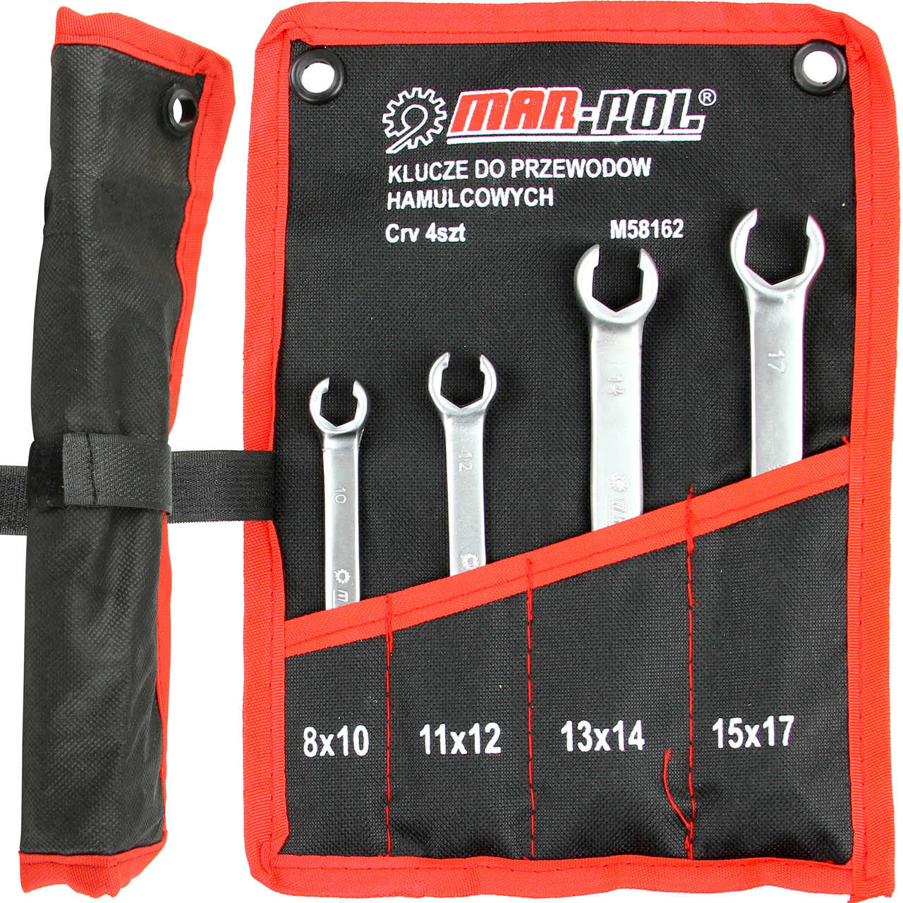 Fékcsőkulcs 4 részes M58162