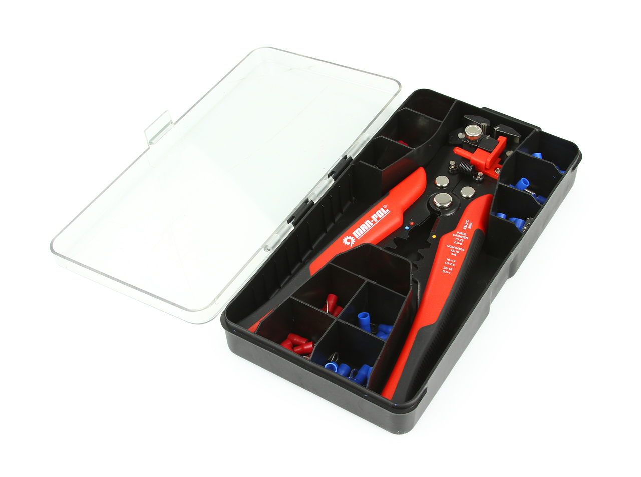 Blankoló és krimpelő fogó 0,5-6mm2 készlet M49529A