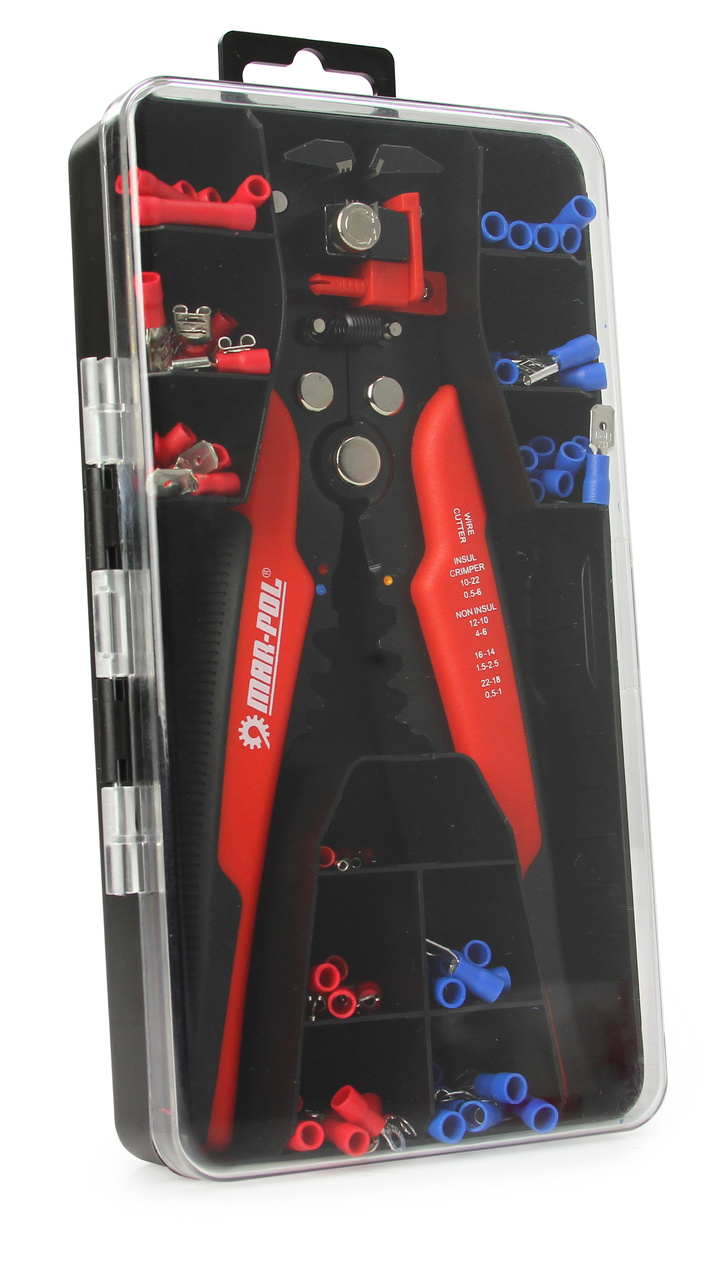 Blankoló és krimpelő fogó 0,5-6mm2 készlet M49529A