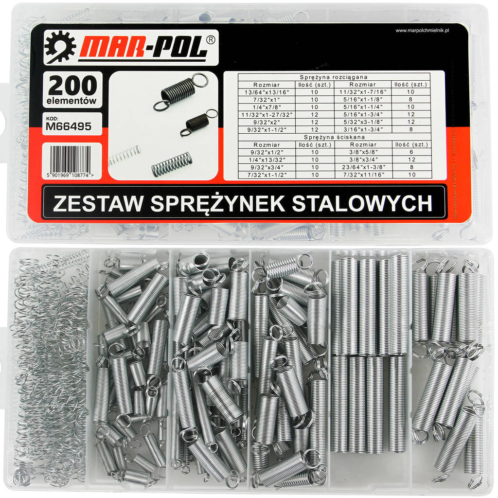 Rugókészlet 200 db M66495