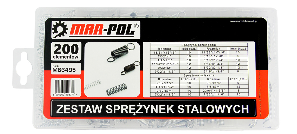 Rugókészlet 200 db M66495