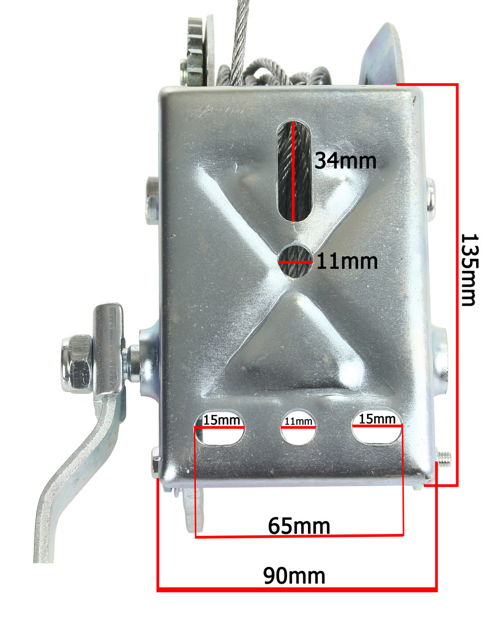 Kézi csörlő 454kg/10m M80730
