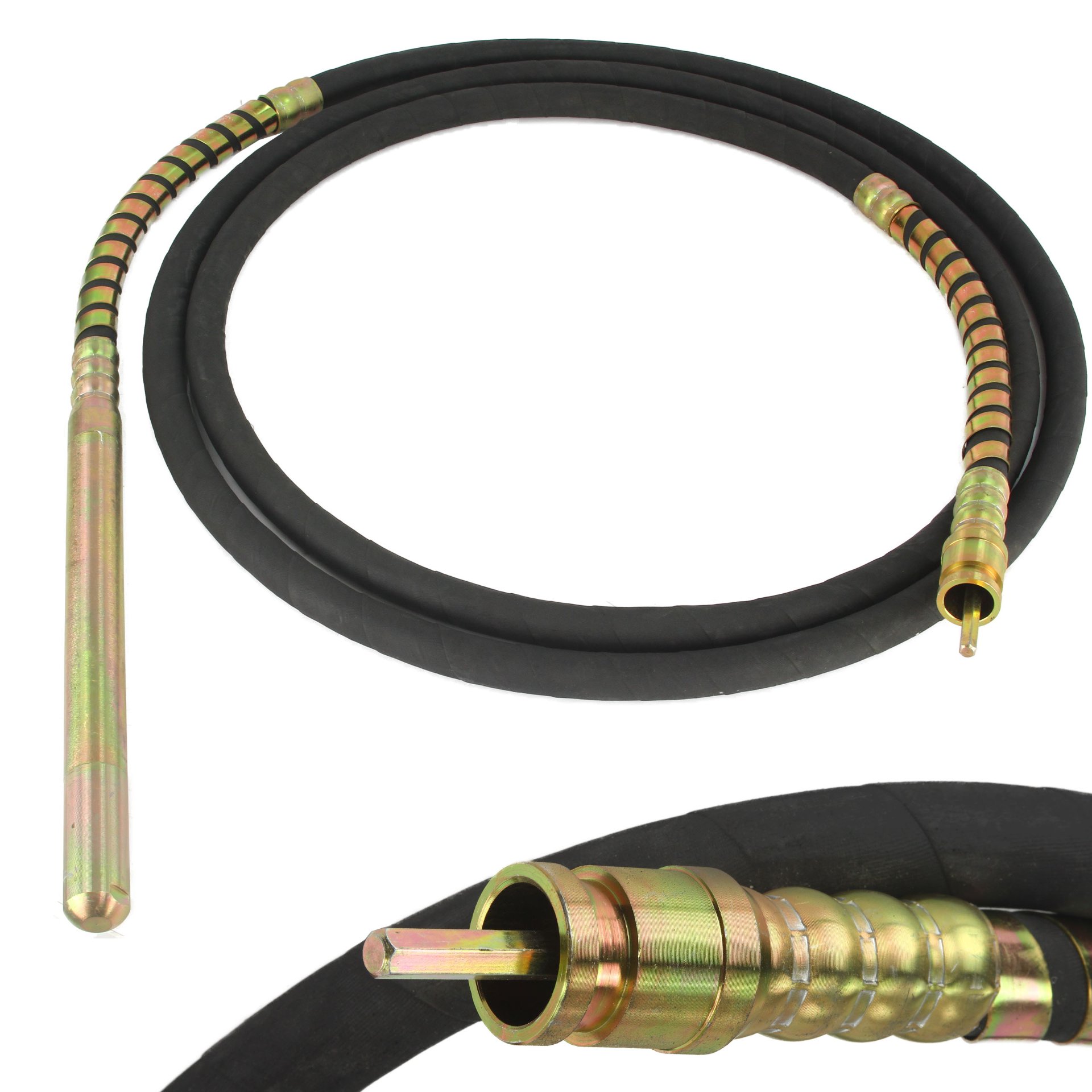 Tömlő vibrátorhoz  6m/38mm /gyorscsatlakozó/ M79536