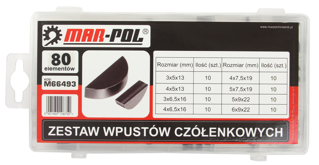 Ives főtengely ék készlet 80 részes M66493