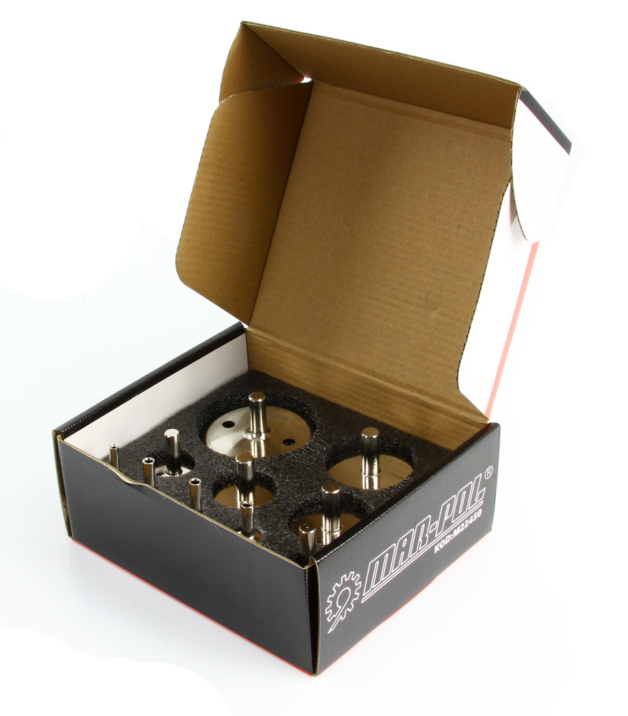 Gyémánt körkivágó  6-68mm 10 darab horganyzott M22450