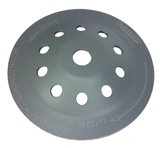 Gyémánt betoncsiszoló 180mm TURBO M08786