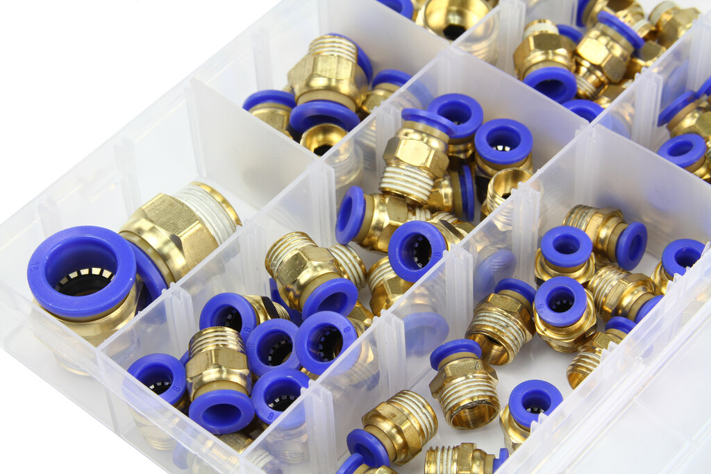 Pneumatikus gyorscsatlakozó készlet 72db-os  ( 4-16mm) - M66573