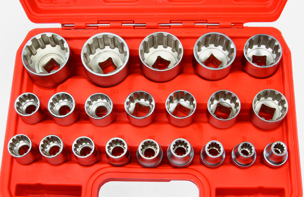 Dugókulcs készlet 12 szögű  1/2