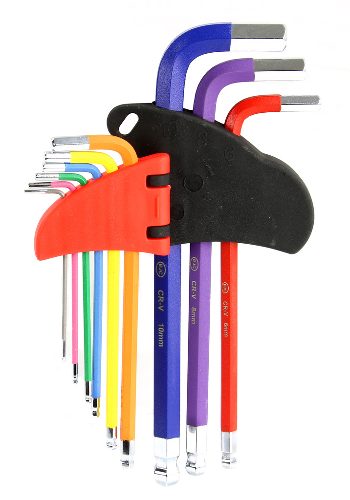 BJC imbuszkulcs 1,5-10mm 9db CrV M66440