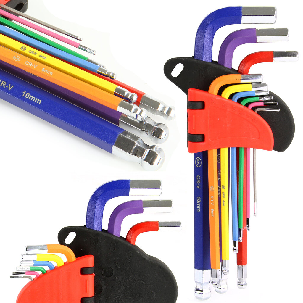 BJC imbuszkulcs 1,5-10mm 9db CrV M66440