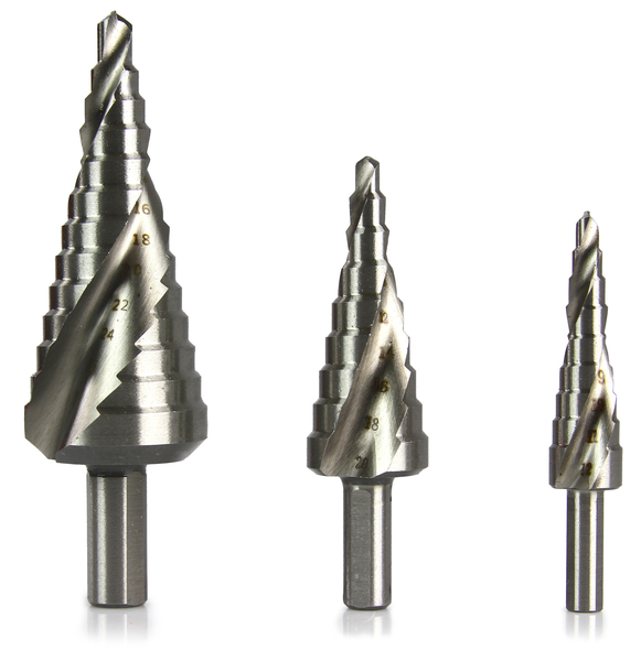 Lépcsős fúró 3 részes 4-12; 4-20; 6-30 RAPID M22346