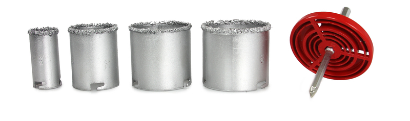 Koronás csempefúró 4 részes M22580