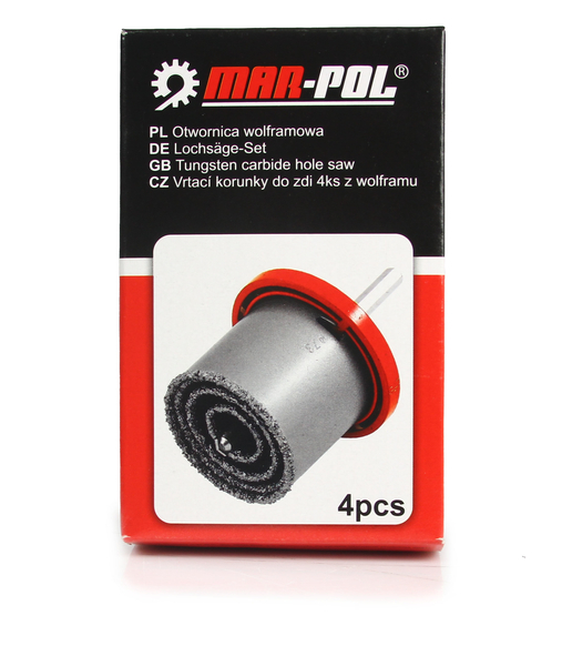 Koronás csempefúró 4 részes M22580