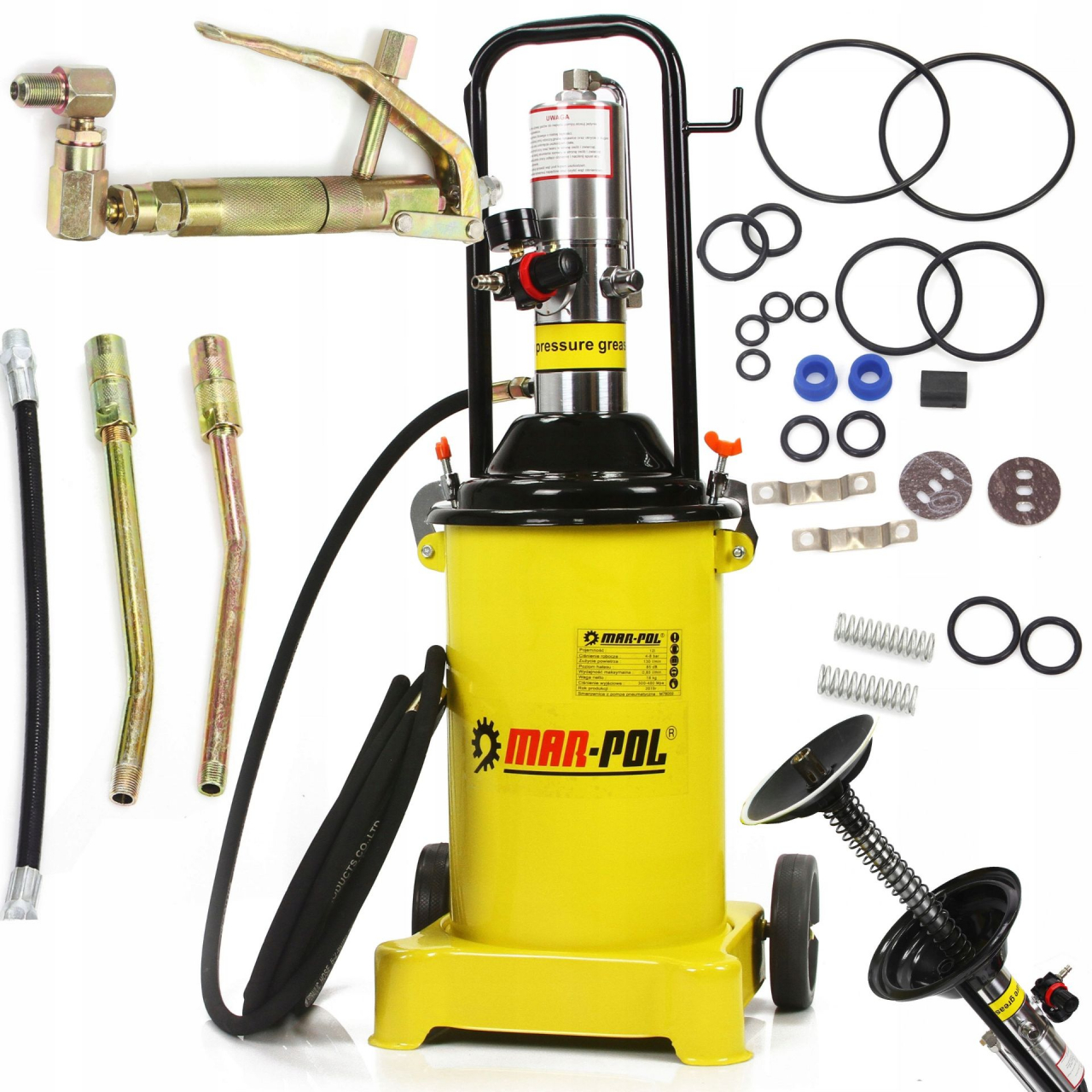 Pneumatikus Ipari Gépi Zsírzó 12Liter M78059