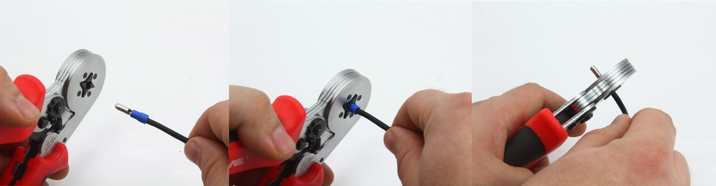 Önbeálló ragasztóhüvely-krimpelő fogó 0,25-10mm2 M49531