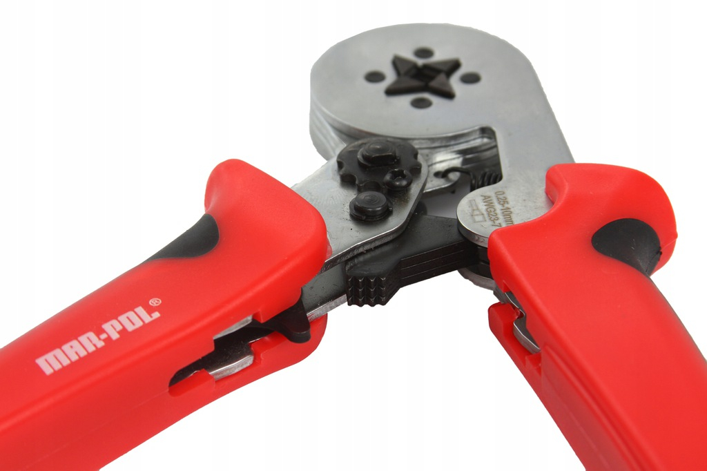 Önbeálló ragasztóhüvely-krimpelő fogó 0,25-10mm2 M49531