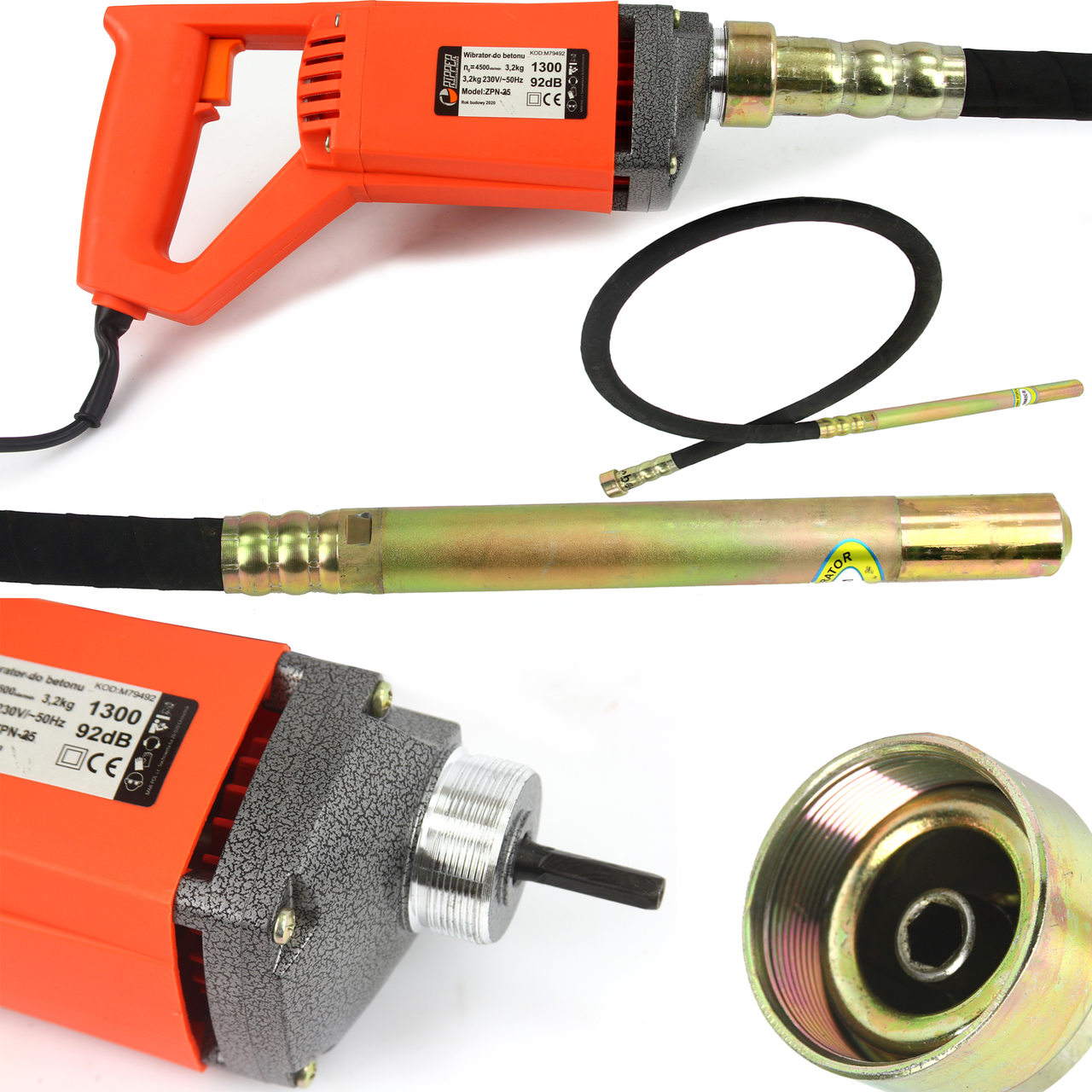 Ripper betontömörítő - tűvibrátor 1250W M79492