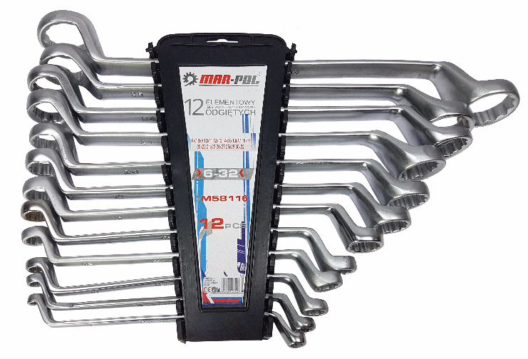 Csillag-csillag hajlított 12 db-os 6-32 mm M58116