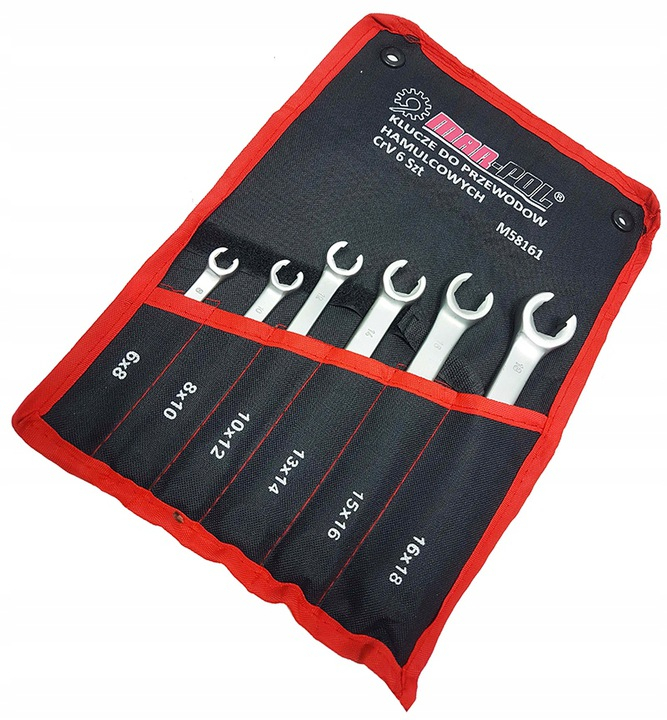 Fékcsőkulcs készlet 6 részes M58161