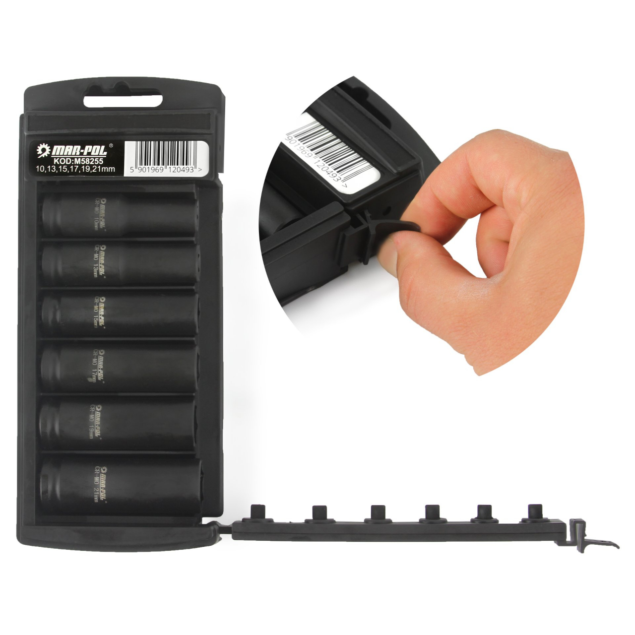 Erősitett Dugókulcs készlet 1/2