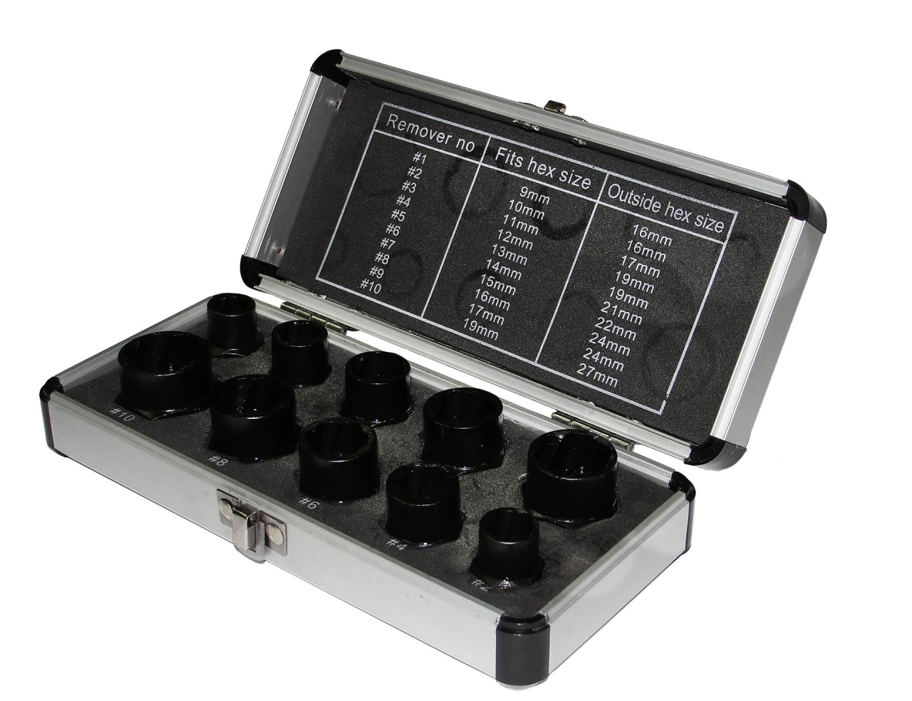 Kerékőr és sérült fejű csavar kiszedő készlet M58651