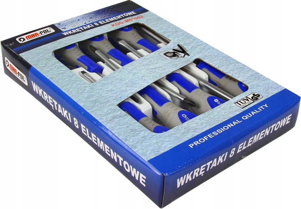Csavarhúzó készlet 8 darabos készlet M61002