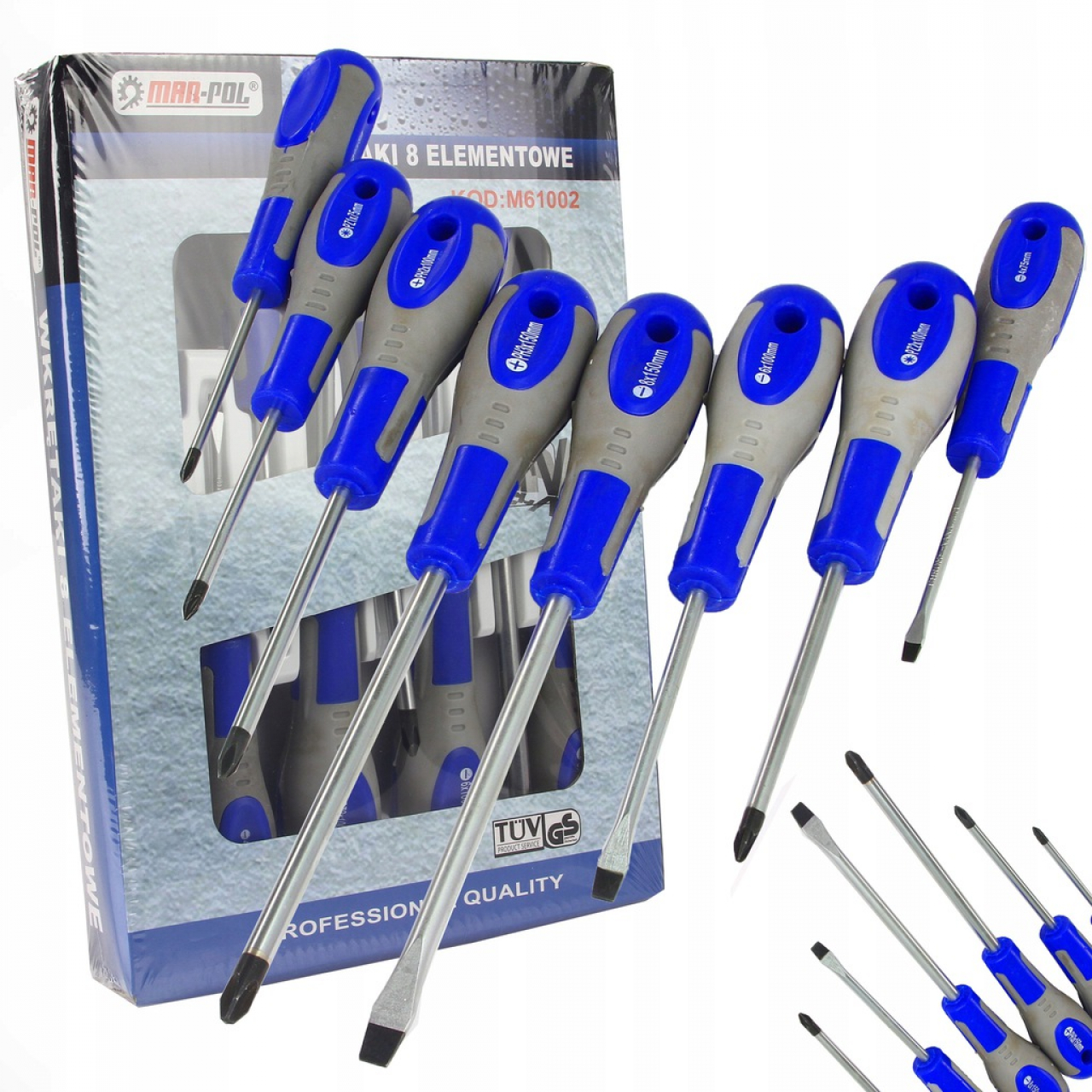 Csavarhúzó készlet 8 darabos készlet M61002