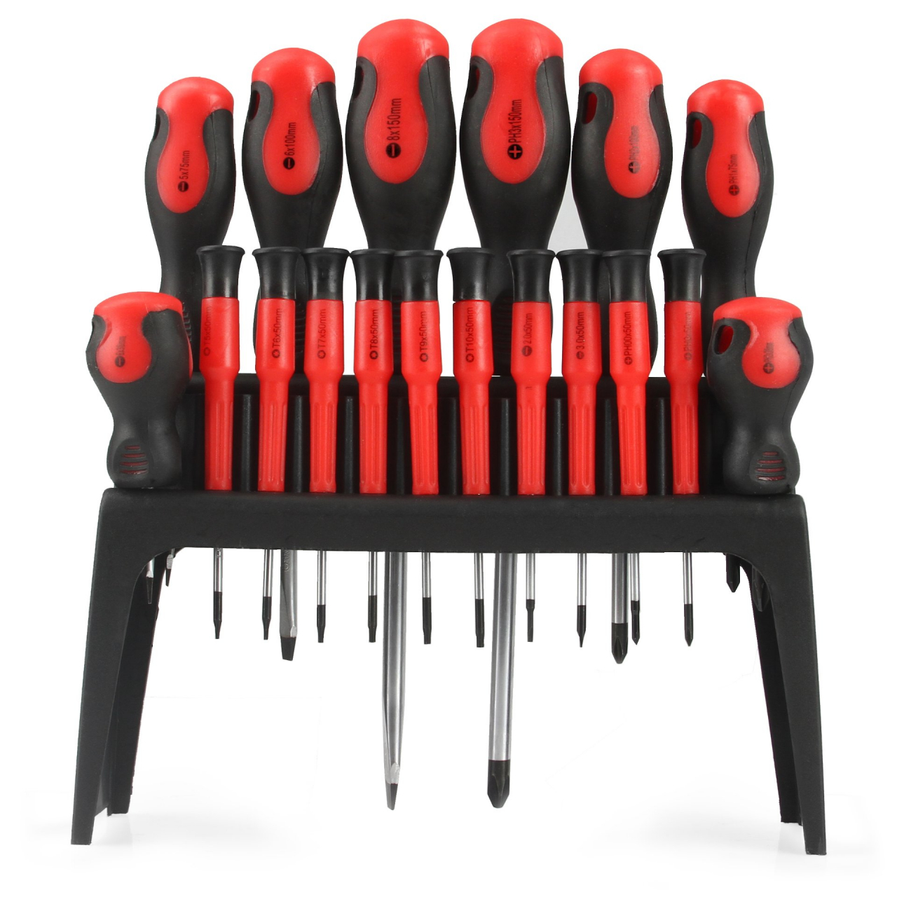 Csavarhúzó készlet polcos tartón 18db CrV M61008