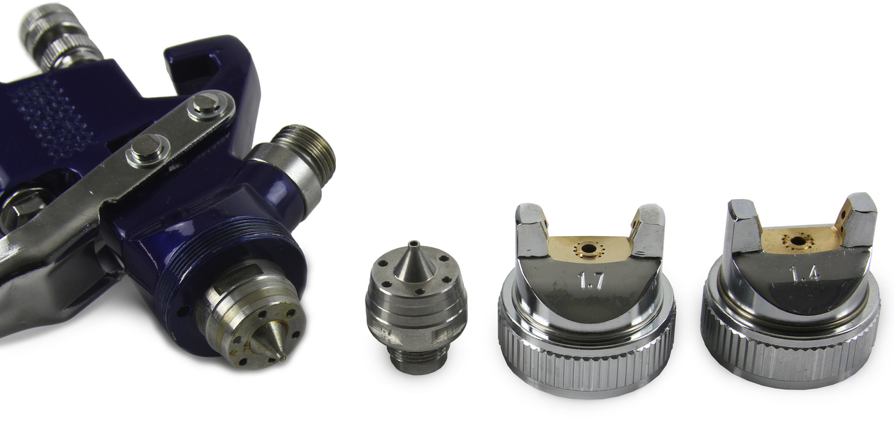 Festékszóró pisztoly készlet 1.4-1.7mm fúvóka + szabályzó M80600