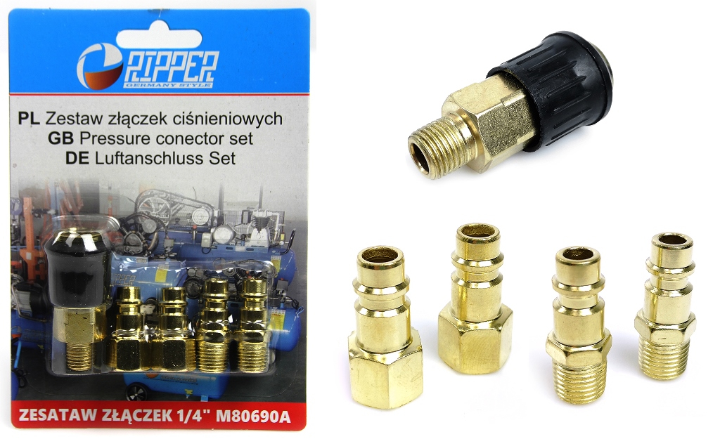 Pneumatikus csatlakozó készlet 1/4