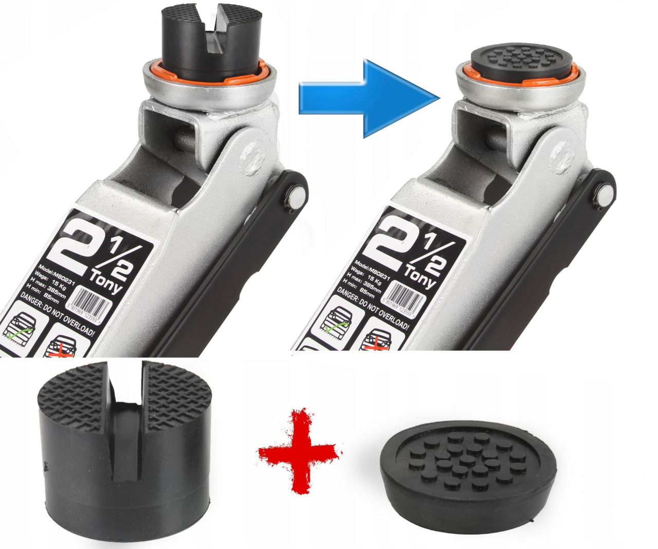 BJC alacsony profilú krokodil emelő 2,5T M80231