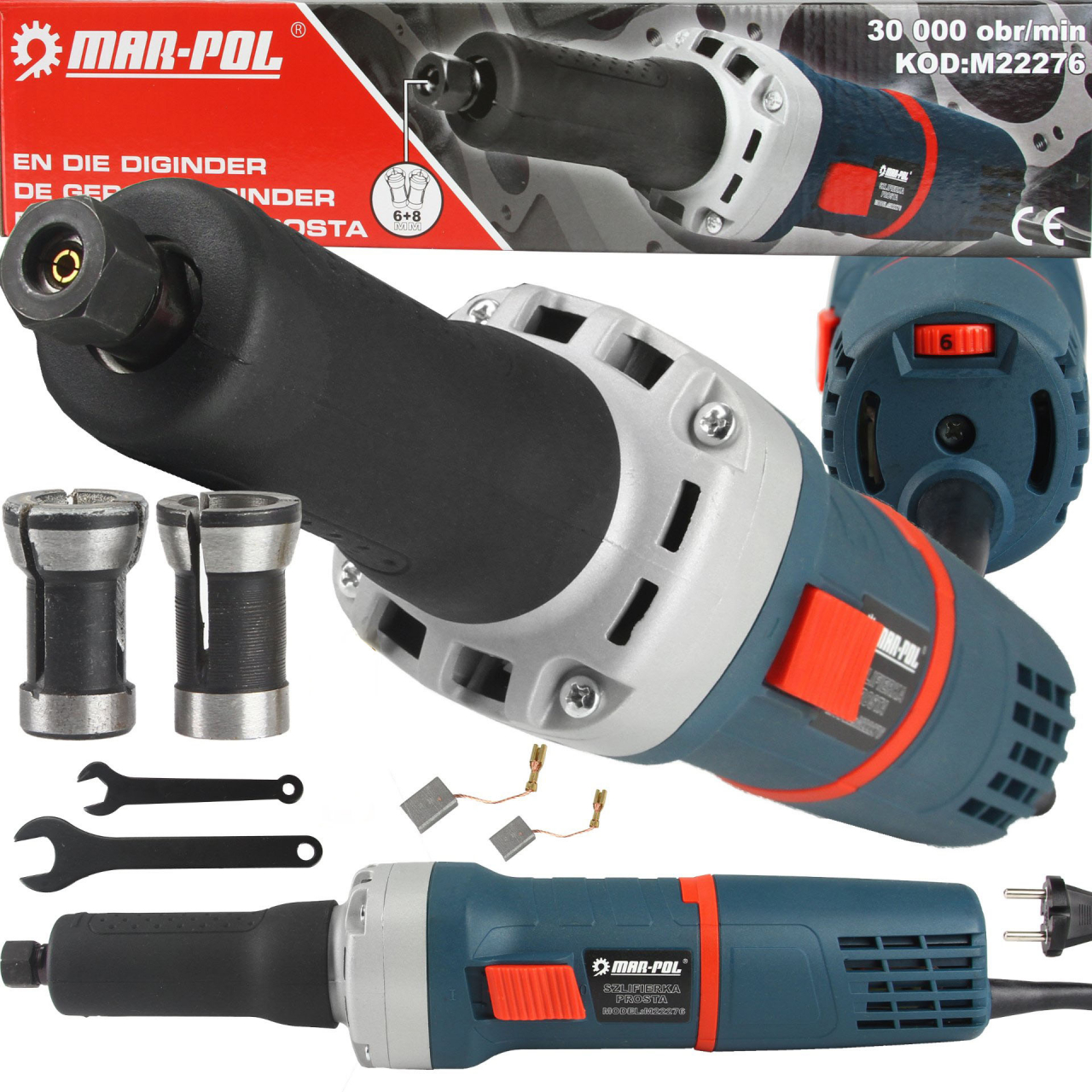 Elektromos egyenes csiszológép fordulat szabályzós M22276