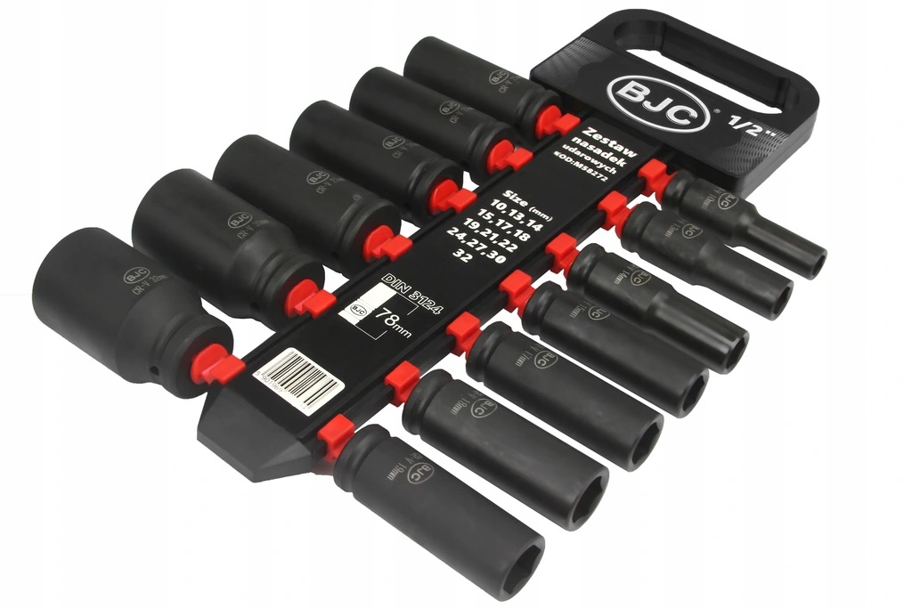 BJC Erősített gépi dugókulcs készlet 13 részes 10-32mm M58272