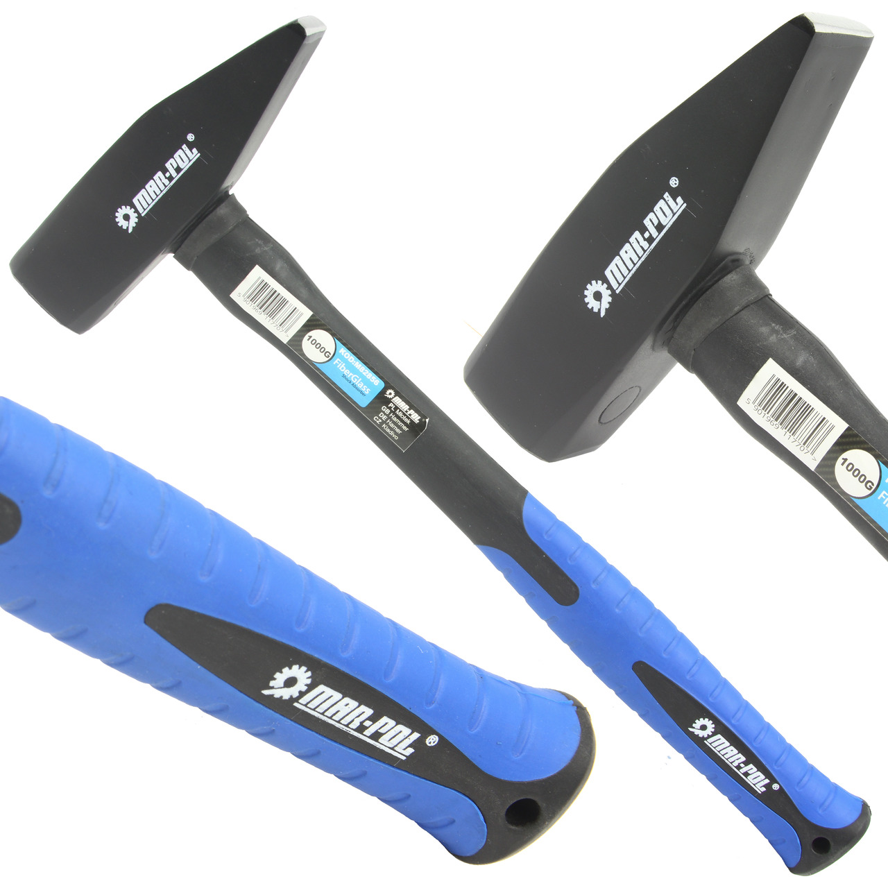 Üvegszálas kalapács 1000gr M82856