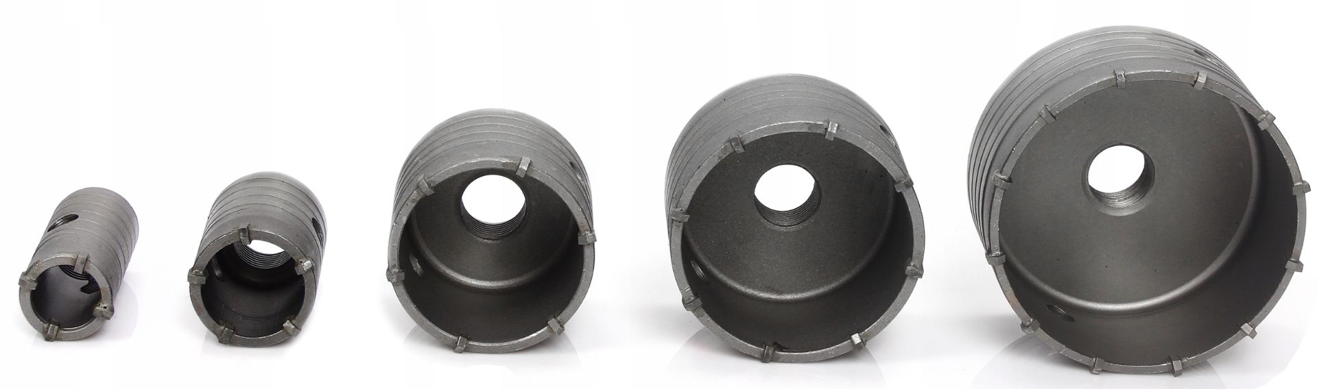 SDS + és  SDS max koronafúró készlet dobozfúró betonhoz 9 db-os M22583