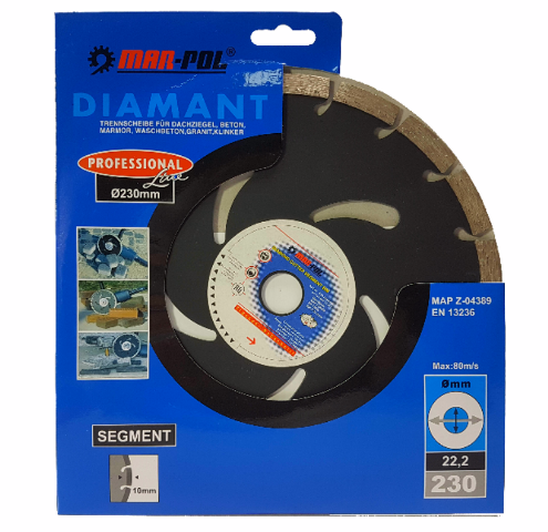 Gyémánt vágókorong 230x22,2x10 M08735