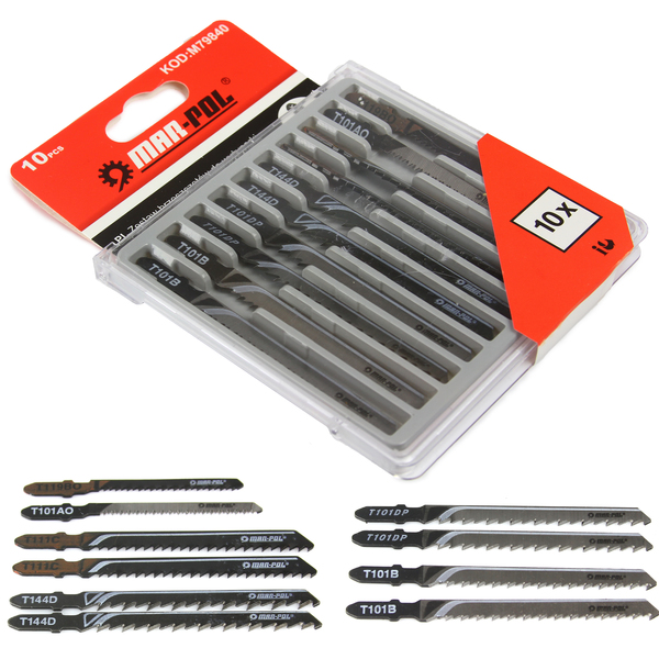 Késkészlet szúrófűrészhez 10 darab M79840