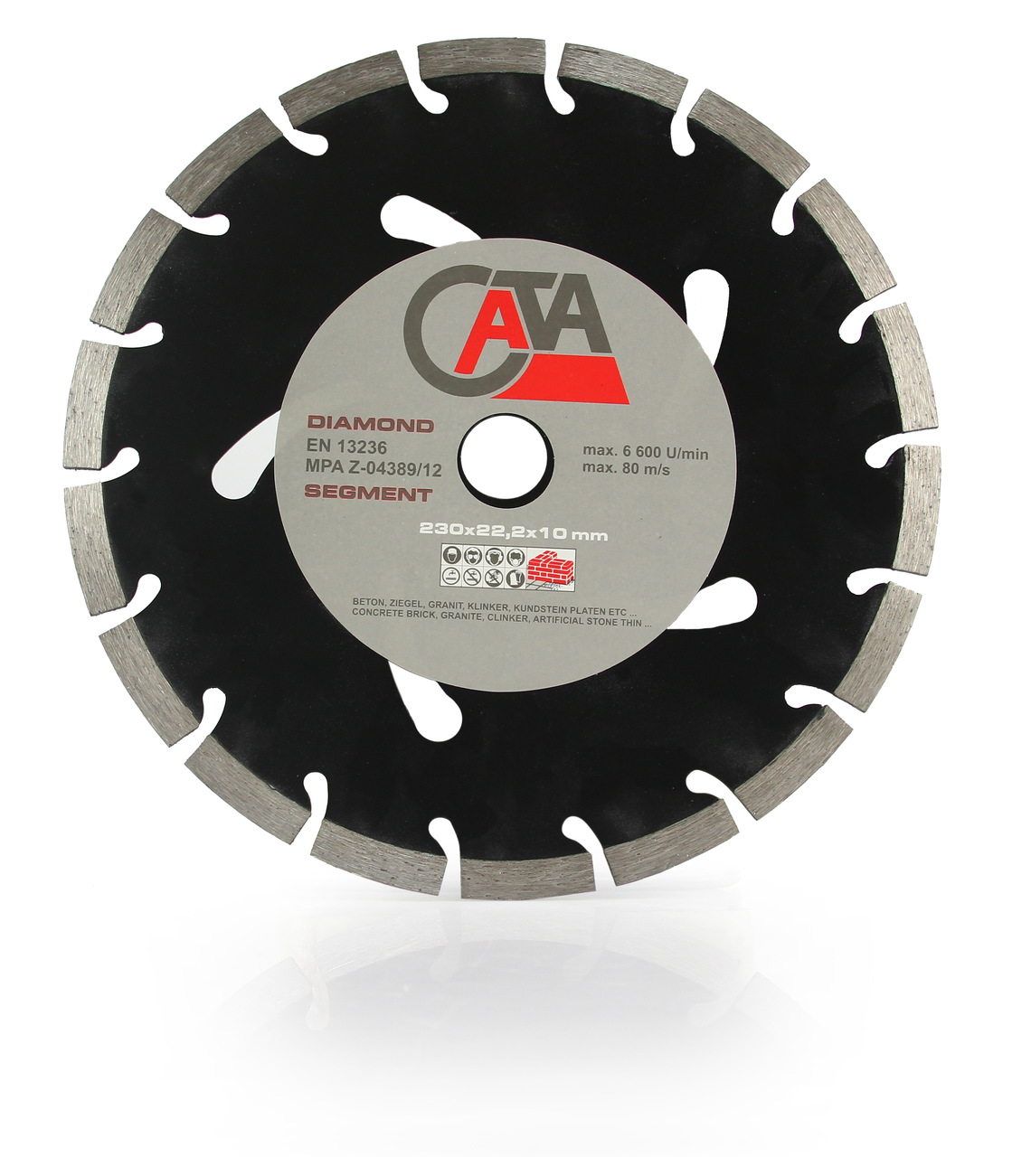 Gyémánt tárcsa 230x22,2x10mm CATA M08530C