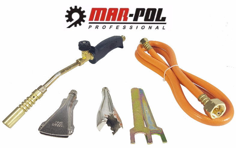 PB gázforrasztó gázégő forrasztó perzselő 2db fejjel M78393