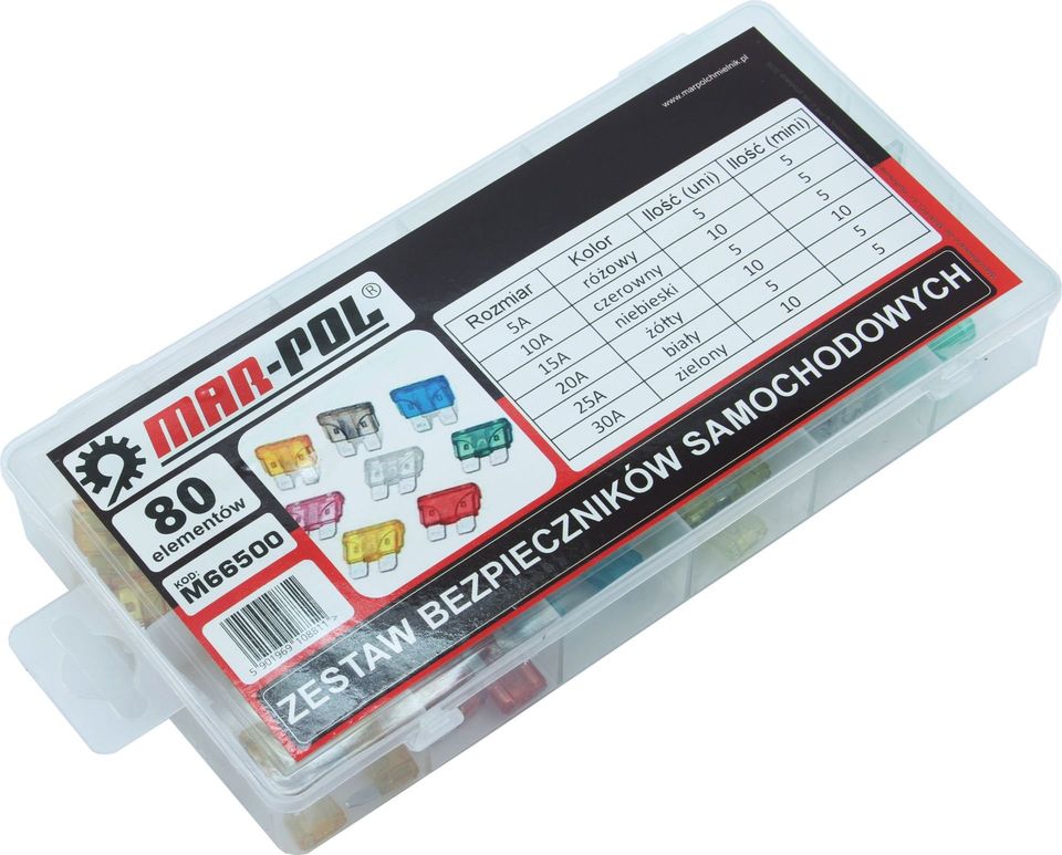 Autóbiztosíték készlet M66500