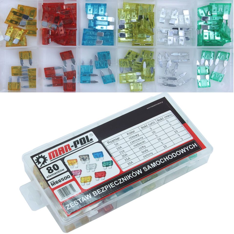 Autóbiztosíték készlet M66500