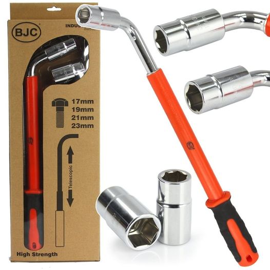 BJC kerékkulcs L-tipus 17-19-21-23mm / két foglalat / M57080